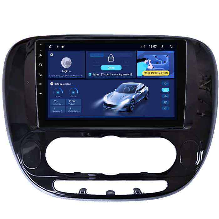 Navigatie dedicata Kia Soul 2013-2019, 8GB RAM 128GB ROM, Octacore, Platforma TS18, Android 13, Display QLED 9”, Suporta camera 360º, DSP, Carplay&Android Auto, SIM 4G, Ventilator Activ [2]