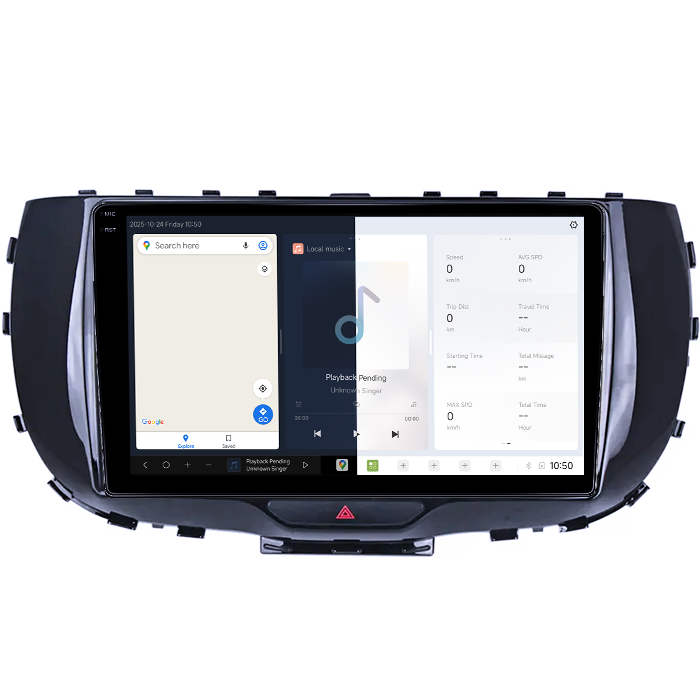 Navigatie dedicata Kia Soul 2019-2020, DUDU3, 4GB RAM 64GB ROM, Octacore, Platforma 8581, Android, Display QLED 9", DSP, Carplay&AndroidAuto [2]
