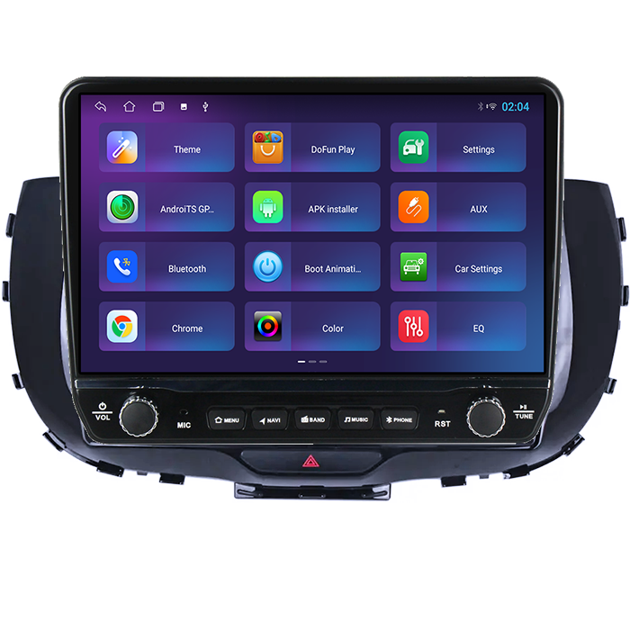 Navigatie dedicata Kia Soul 2019-2020 Tesla cu butoane rotative model 2024, 4GB RAM 64GB ROM, Procesor Quadcore, Android 14, Display QLED 10", DSP, Carplay&Android Auto [4]