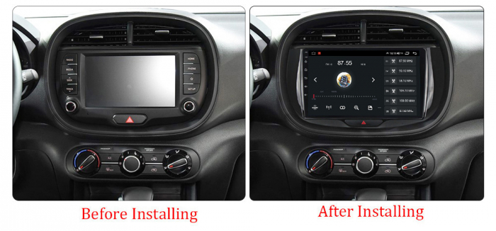 (Resigilata) Navigatie dedicata Kia Soul 2019-2020, 2GB RAM 32GB ROM, Quad Core, Display 9" IPS Full HD, Carplay, Android 13, Bluetooth, Magazin Play, Suport camere AHD [2]