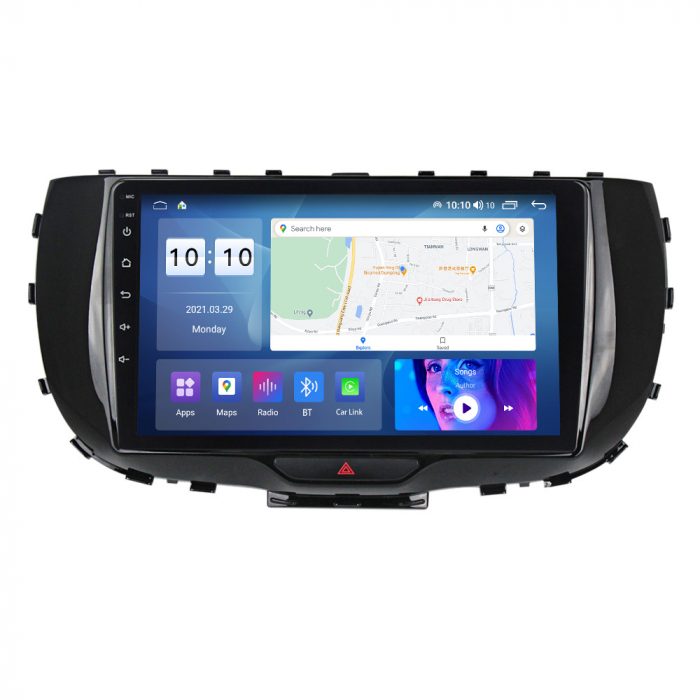 Navigatie dedicata Kia Soul 2019-2020, 4GB RAM 64GB ROM, Octacore, Android 13, Display QLED 9", DSP, Carplay, Android Auto, Internet, Youtube, Waze, WIFI, Bluetooth [4]