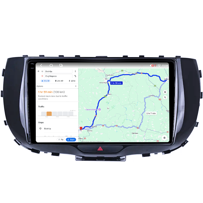 Navigatie dedicata Kia Soul 2019-2020, 4GB RAM 64GB ROM, Octacore, Android 14, Display QLED 1K 9", Carplay&Android Auto, SIM 4G, Ventilator Activ [4]
