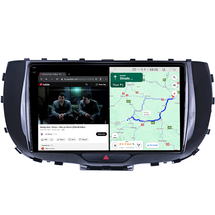 Navigatie dedicata Kia Soul 2019-2020, 4GB RAM 64GB ROM, Quad Core, Display 9" QLED 1K, Carplay, Android 14, Bluetooth, Magazin Play, Suport Camere AHD [6]