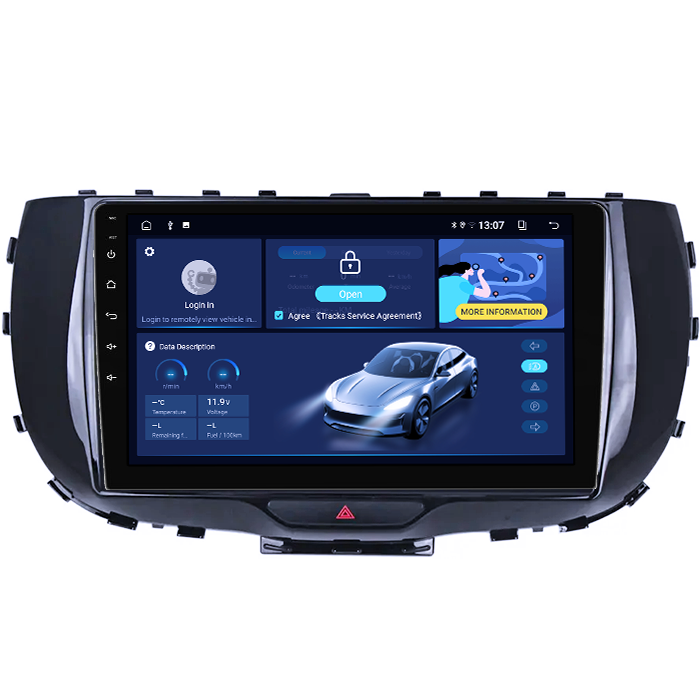 Navigatie dedicata Kia Soul 2019-2020, 8GB RAM 128GB ROM, Octacore, Platforma TS18, Android 13, Display QLED 9”, Suporta camera 360º, DSP, Carplay&Android Auto, SIM 4G, Ventilator Activ [2]