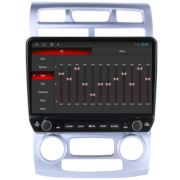 Navigatie dedicata Kia Sportage 2004-2007 Tesla cu butoane rotative model 2024, 4GB RAM 64GB ROM, Procesor Quadcore, Android 14, Display QLED 10", DSP, Carplay&Android Auto [2]