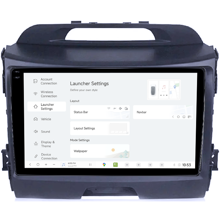 Navigatie dedicata Kia Sportage 2010-2016, DUDU3, 4GB RAM 64GB ROM, Octacore, Platforma 8581, Android, Display QLED 9", DSP, Carplay&AndroidAuto [5]