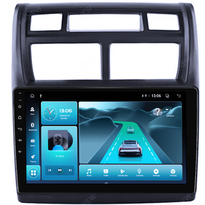 Navigatie dedicata Kia Sportage 2004-2010, 4GB RAM 32GB ROM, Octacore, Android 14, Display QLED 9", DSP, Carplay&Android Auto, SIM 4G, Bluetooth, Ventilator Activ [2]