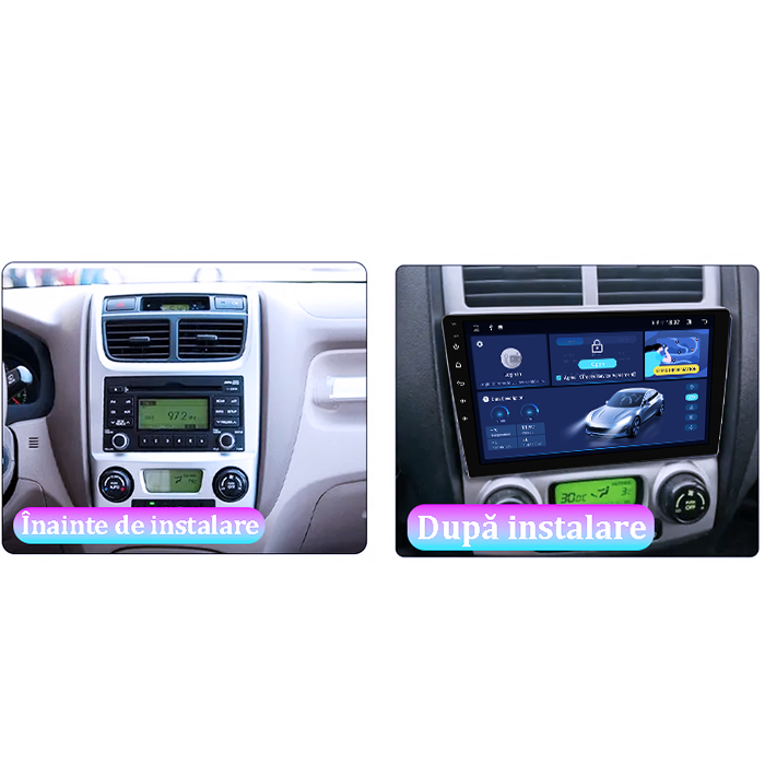 Navigatie dedicata Kia Sportage 2004-2007, DUDU3, 4GB RAM 64GB ROM, Octacore, Platforma 8581, Android, Display QLED 9", DSP, Carplay&AndroidAuto [6]