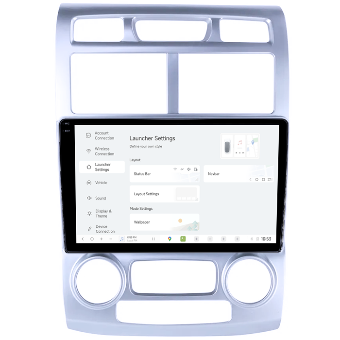 Navigatie dedicata Kia Sportage 2004-2007, DUDU3, 4GB RAM 64GB ROM, Octacore, Platforma 8581, Android, Display QLED 9", DSP, Carplay&AndroidAuto [5]