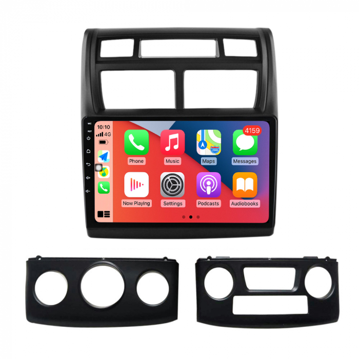 Navigatie dedicata Kia Sportage 2007-2012, 4 GB RAM 32 ROM, Android 13, Display QLED, 9",DSP, Carplay, Android Auto, Internet, Youtube , Waze , WI-FI , USB , Bluetooth , Mirrorlink [2]