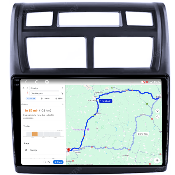 Navigatie dedicata Kia Sportage 2007-2012, 4GB RAM 64GB ROM, Octacore, Android 14, Display QLED 1K 9", Carplay&Android Auto, SIM 4G, Ventilator Activ [4]