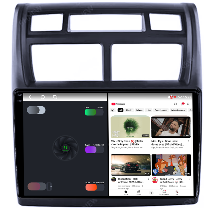 Navigatie dedicata Kia Sportage 2007-2012, 4GB RAM 64GB ROM, Octacore, Android 14, Display QLED 1K 9", Carplay&Android Auto, SIM 4G, Ventilator Activ [3]