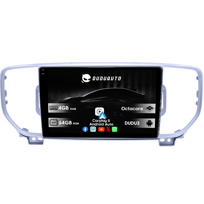 Navigatie dedicata Kia Sportage 4 2018-2019, DUDU3, 4GB RAM 64GB ROM, Octacore, Platforma 8581, Android, Display QLED 9", DSP, Carplay&AndroidAuto [1]