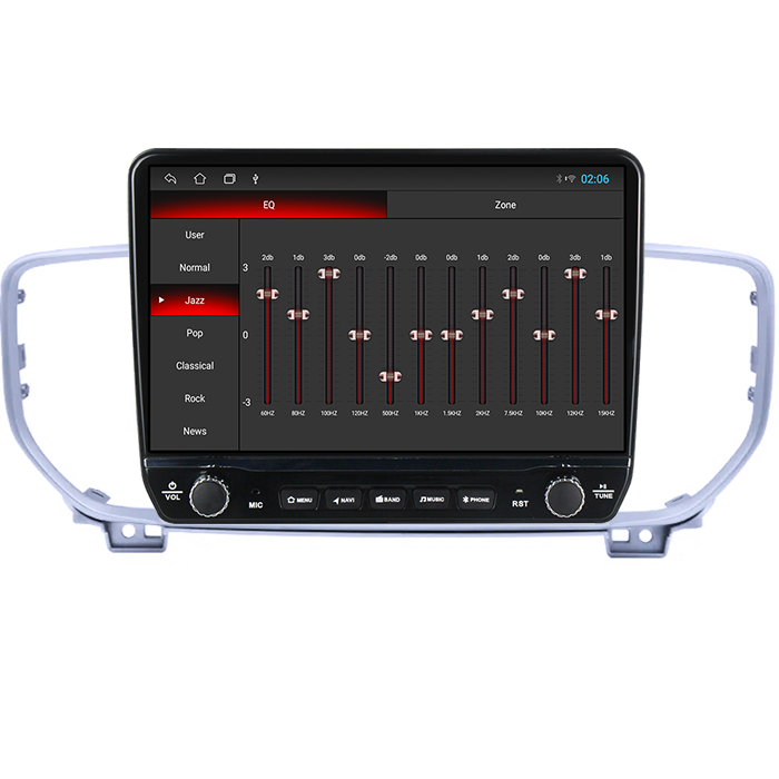 Navigatie dedicata Kia Sportage 2016+ Tesla cu butoane rotative model 2024, 4GB RAM 64GB ROM, Procesor Quadcore, Android 14, Display QLED 10", DSP, Carplay&Android Auto [2]