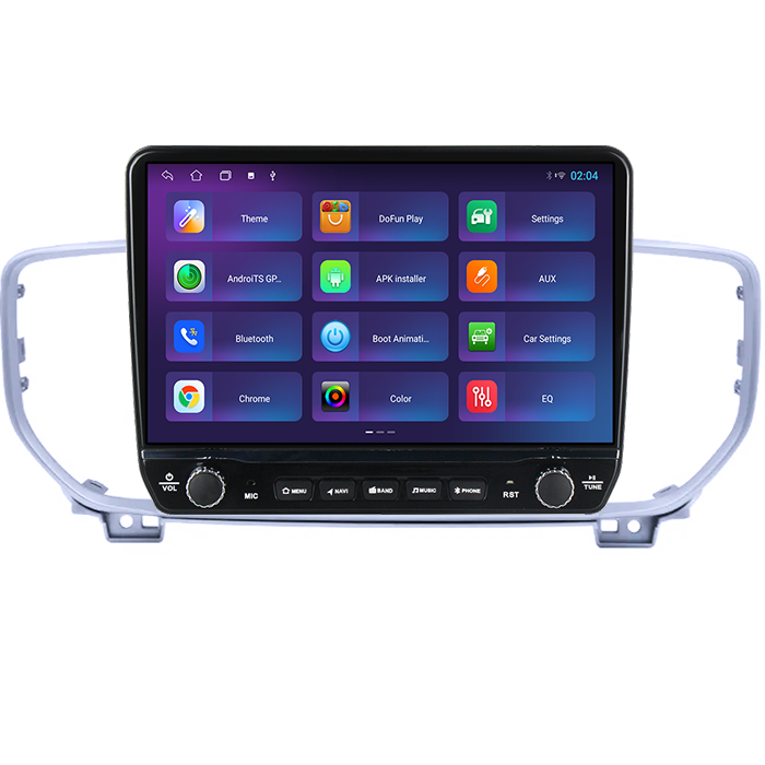 Navigatie dedicata Kia Sportage 2016+ Tesla cu butoane rotative model 2024, 4GB RAM 64GB ROM, Procesor Quadcore, Android 14, Display QLED 10", DSP, Carplay&Android Auto [4]