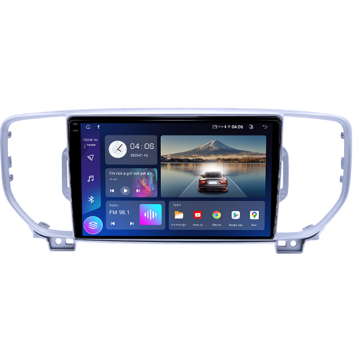 Navigatie dedicata Kia Sportage 4 KX5 2016-2018, 4GB RAM 64GB ROM, Quad Core, Display 9" QLED 1K, Carplay, Android 14, Bluetooth, Magazin Play, Suport Camere AHD [3]