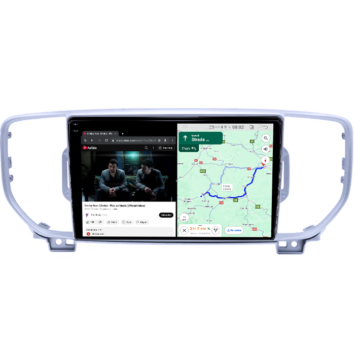 Navigatie dedicata Kia Sportage 4 KX5 2016-2018, 4GB RAM 64GB ROM, Quad Core, Display 9" QLED 1K, Carplay, Android 14, Bluetooth, Magazin Play, Suport Camere AHD [6]