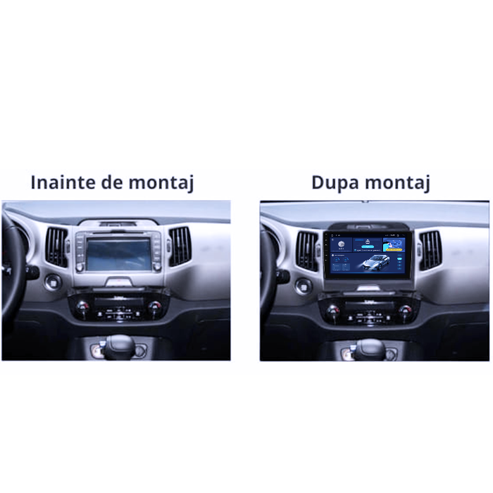 Navigatie dedicata Kia Sportage, 8GB RAM 128GB ROM, Octacore, Platforma TS18, Android 14, Display QLED 9", Suporta camera 360", DSP, Carplay&Android Auto, SIM 4G, V [5]
