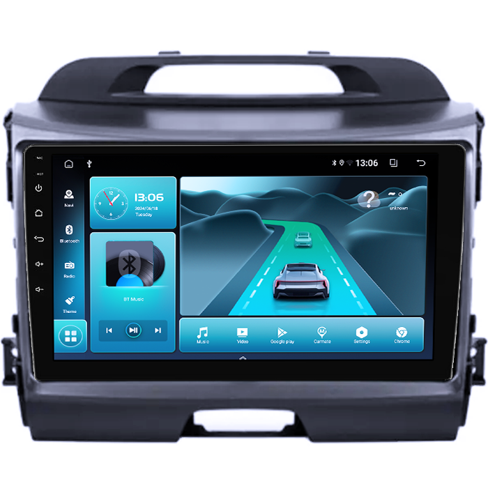 Navigatie dedicata Kia Sportage, 8GB RAM 128GB ROM, Octacore, Platforma TS18, Android 14, Display QLED 9", Suporta camera 360", DSP, Carplay&Android Auto, SIM 4G, V [3]