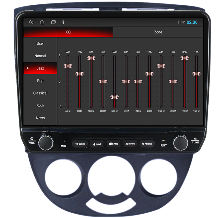 Navigatie dedicata Lacetti Excelle Tesla cu butoane rotative model 2024, 4GB RAM 64GB ROM, Procesor Quadcore, Android 14, Display QLED 10", DSP, Carplay&Android Auto [6]