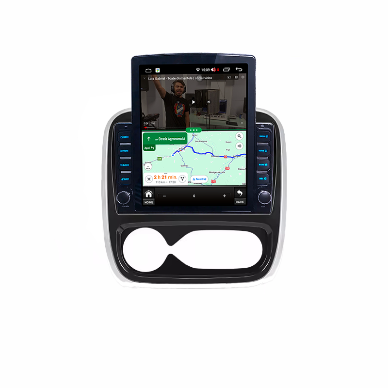 Navigatie dedicata Renault Trafic 3 Tesla Style, Android, 9.7 inch , 8+128GB, Internet, Aplicatii, Waze, GPS [5]