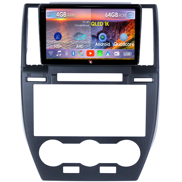 Navigatie dedicata Land Rover Freelander 2 2006-2012, 4GB RAM 64GB ROM, Octacore, Android 14, Display QLED 1K 9", Carplay&Android Auto, SIM 4G, Ventilator Activ [1]