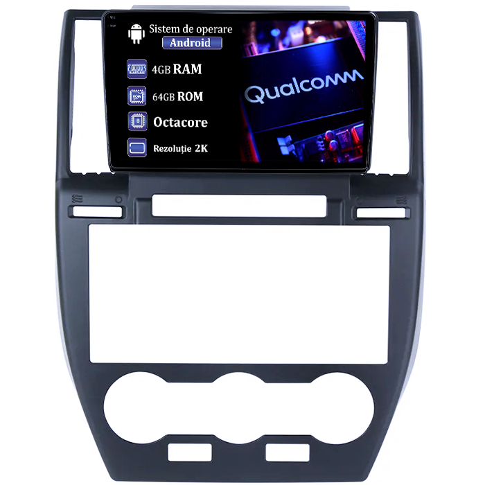 Navigatie dedicata Land Rover Freelander 2 2006-2012, 4GB RAM 64GB ROM, Procesor Qualcomm Octacore, Android 14, Rezolutie 2K, Display QLED 9", DSP, Carplay&Android Auto, SIM 4G [1]