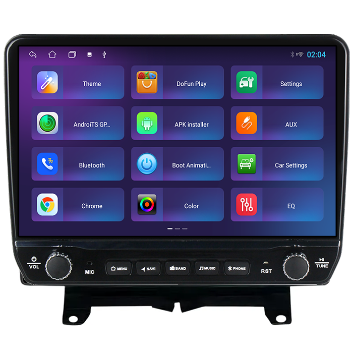 Navigatie dedicata Land Range Rover Tesla cu butoane rotative model 2024, 4GB RAM 64GB ROM, Procesor Quadcore, Android 14, Display QLED 10", DSP, Carplay&Android Auto [4]