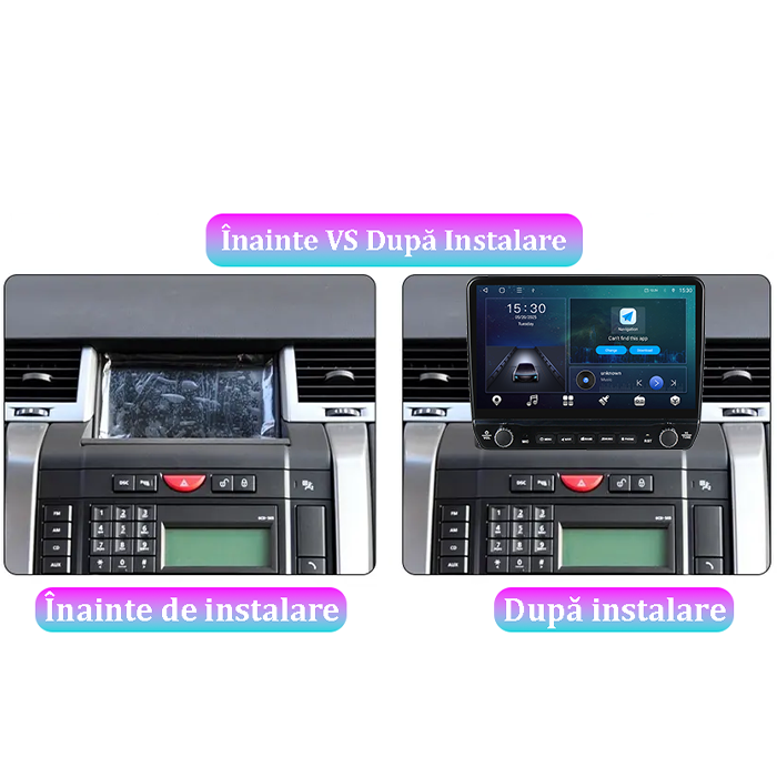 Navigatie dedicata Land Range Rover Tesla cu butoane rotative model 2024, 4GB RAM 64GB ROM, Procesor Quadcore, Android 14, Display QLED 10", DSP, Carplay&Android Auto [7]