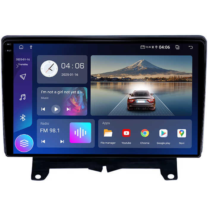 Navigatie dedicata Land Rover /Range Rover Sport 2005-2010, 4GB RAM 64GB ROM, Quad Core, Display 9" QLED 1K, Carplay, Android 14, Bluetooth, Magazin Play, Suport Camere AHD [4]