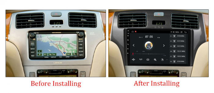 Navigatie dedicata Lexus ES250 2001-2006, 4 GB RAM 32 ROM, Android 13, Display QLED, 9", DSP, Carplay, Android Auto, Internet, Youtube , Waze , WI-FI , USB , Bluetooth [4]
