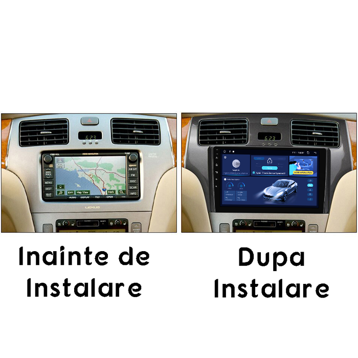 Navigatie dedicata Lexus ES250 2001-2006, 4GB RAM 64GB ROM, Octacore, Android 14, Display QLED 9", DSP, Carplay&Android Auto, SIM 4G, Ventilator Activ [5]