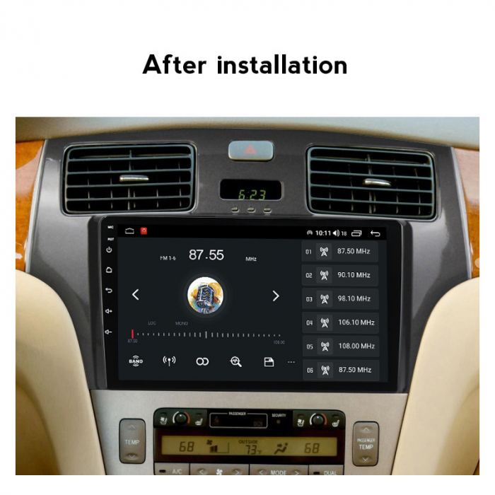 (Resigilata) Navigatie dedicata Lexus ES250 2001-2006, Android 13, Wirreles Carplay si Android auto 2GB RAM 32 ROM, Display IPS, 9 inch, Microfon Extern [2]
