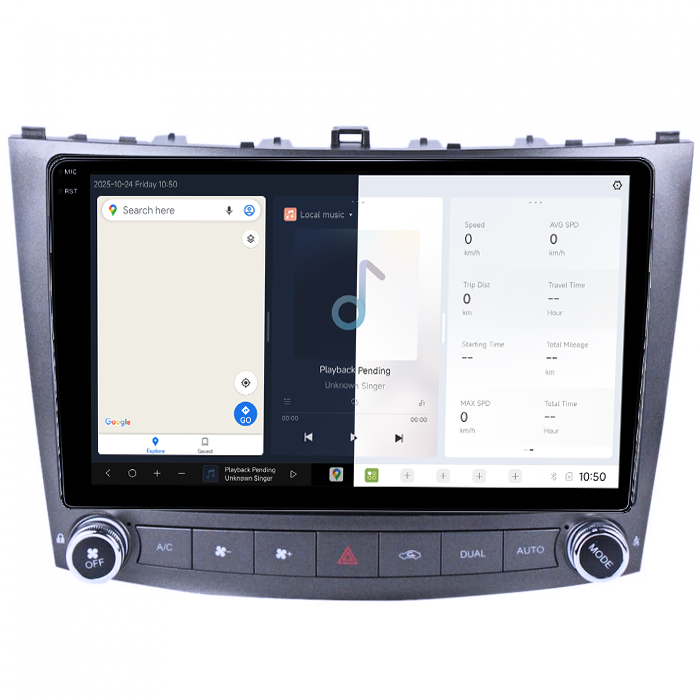 Navigatie dedicata Lexus IS250 2005-2013, DUDU3, 4GB RAM 64GB ROM, Octacore, Platforma 8581, Android, Display QLED 9", DSP, Carplay&AndroidAuto [2]