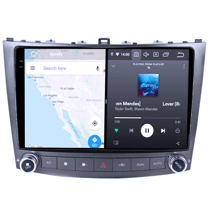 Navigatie dedicata Lexus IS250 2005-2013, 12GB RAM 256/512GB ROM, Android 13, Rezolutie 2K, Display QLED 9", DSP, Carplay&Android Auto, SIM 4G, Ventilator Activ, Suport Camere 360 [2]