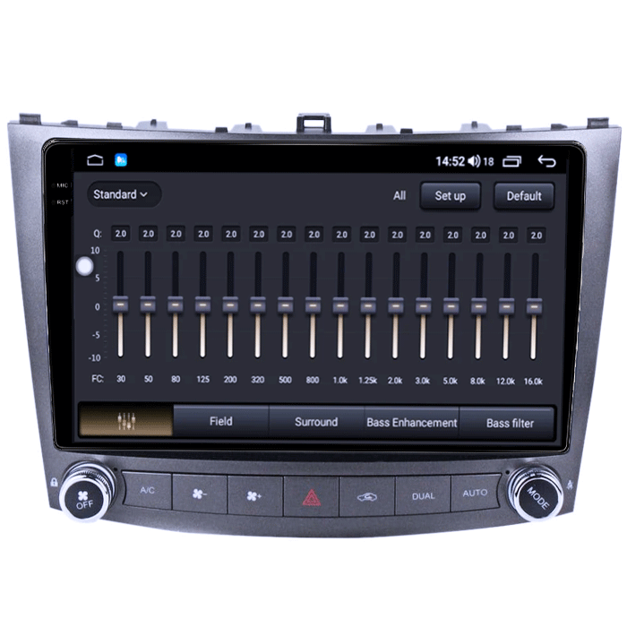 Navigatie dedicata Lexus IS250 2005-2013, 8GB RAM 128GB ROM, Octacore, Platforma 7862, Android 14, Display QLED 2K 9", Suporta camera 360", DSP, Carplay&Android A [2]