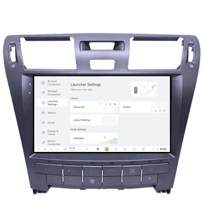 Navigatie dedicata Lexus LS460/LS600 2006-2011, DUDU3, 4GB RAM 64GB ROM, Octacore, Platforma 8581, Android, Display QLED 9", DSP, Carplay&AndroidAuto [2]