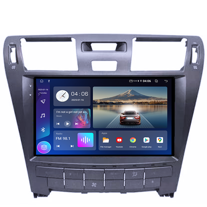 Navigatie dedicata Lexus LS460/LS600 2006-2011, 4GB RAM 64GB ROM, Quadcore, Android 14, Display QLED 1K, 10", DSP, Carplay&Android Auto, Suport camere AHD [1]