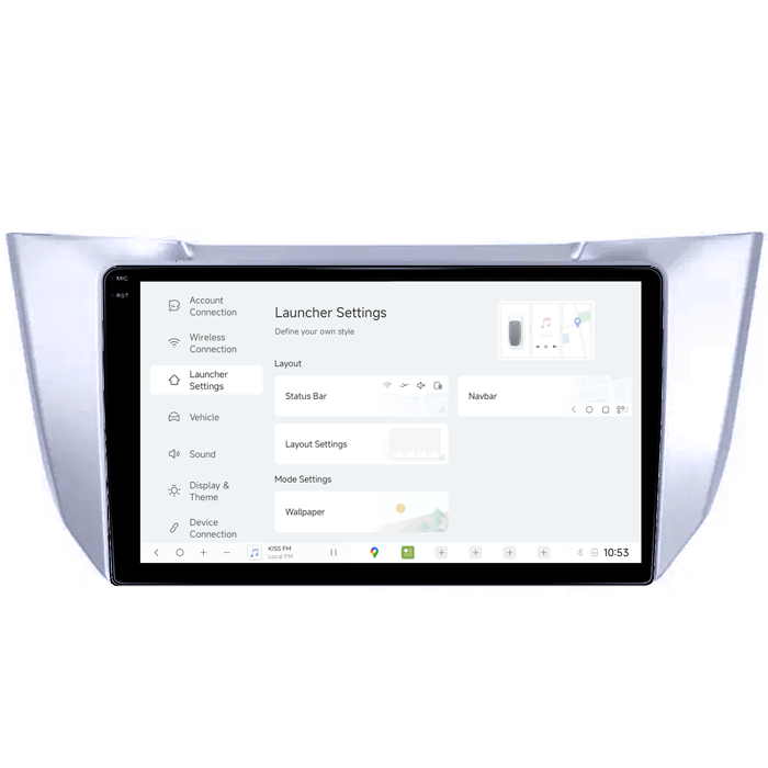 Navigatie dedicata Lexus RX300 RX330 RX350 RX400H 2003-2009, DUDU3, 4GB RAM 64GB ROM, Octacore, Platforma 8581, Android, Display QLED 9", DSP, Carplay&AndroidAuto [5]