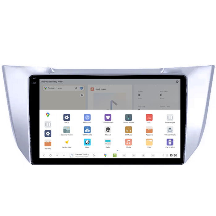 Navigatie dedicata Lexus RX300 RX330 RX350 RX400H 2003-2009, DUDU3, 4GB RAM 64GB ROM, Octacore, Platforma 8581, Android, Display QLED 9", DSP, Carplay&AndroidAuto [3]