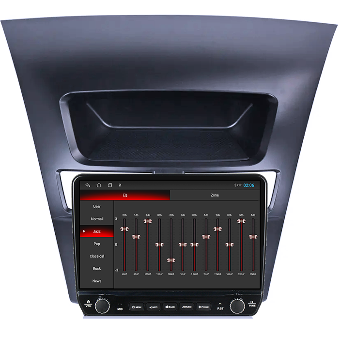 Navigatie dedicata Mazda BT-50 2011-2020 Tesla cu butoane rotative model 2024, 4GB RAM 64GB ROM, Procesor Quadcore, Android 14, Display QLED 10", DSP, Carplay&Android Auto [2]