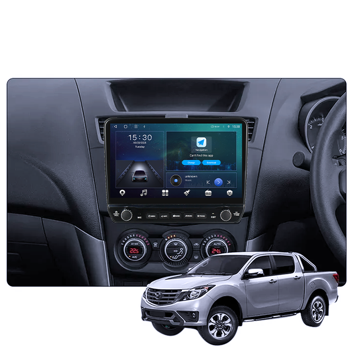 Navigatie dedicata Mazda BT-50 2011-2020 Tesla cu butoane rotative model 2024, 4GB RAM 64GB ROM, Procesor Quadcore, Android 14, Display QLED 10", DSP, Carplay&Android Auto [7]