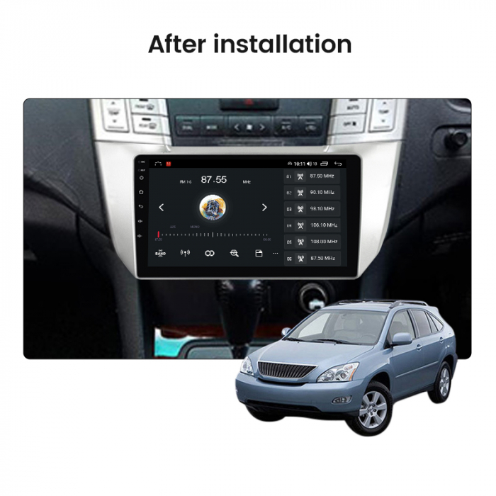 (Resigilata) Navigatie dedicata Lexus RX300 RX330 RX350 RX400H 2003-2009, Android 13, Wirreles Carplay si Android auto 2GB RAM 32 ROM, Display IPS, 10 inch, Microfon Extern [8]