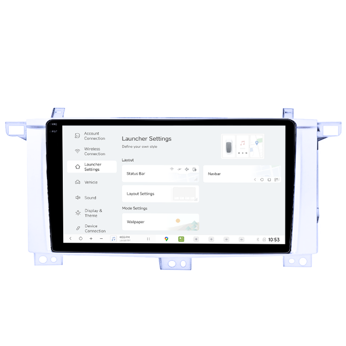 Navigatie dedicata Toyota Land Cruiser 2005, DUDU3, 4GB RAM 64GB ROM, Octacore, Platforma 8581, Android, Display QLED 9", DSP, Carplay&AndroidAuto [5]