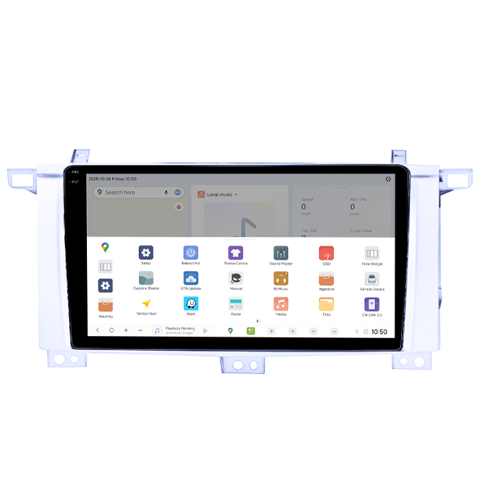 Navigatie dedicata Toyota Land Cruiser 2005, DUDU3, 4GB RAM 64GB ROM, Octacore, Platforma 8581, Android, Display QLED 9", DSP, Carplay&AndroidAuto [3]