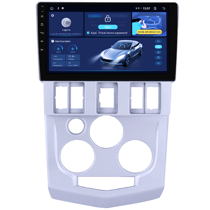 Navigatie dedicata Renault&Dacia, 8GB RAM 128GB ROM, Octacore, Platforma TS18, Android 13, Display QLED 9”, Suporta camera 360º, DSP, Carplay&Android Auto, SIM 4G, Ventilator Activ [2]