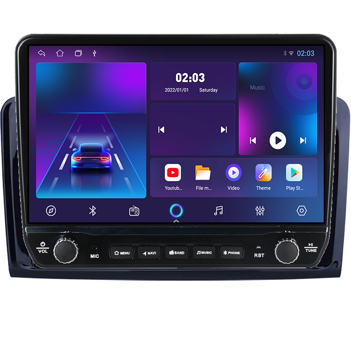 Navigatie dedicata M-Class GL-Class 2005-2009 Tesla cu butoane rotative model 2024, 4GB RAM 64GB ROM, Procesor Quadcore, Android 14, Display QLED 10", DSP, Carplay&Android Auto [6]