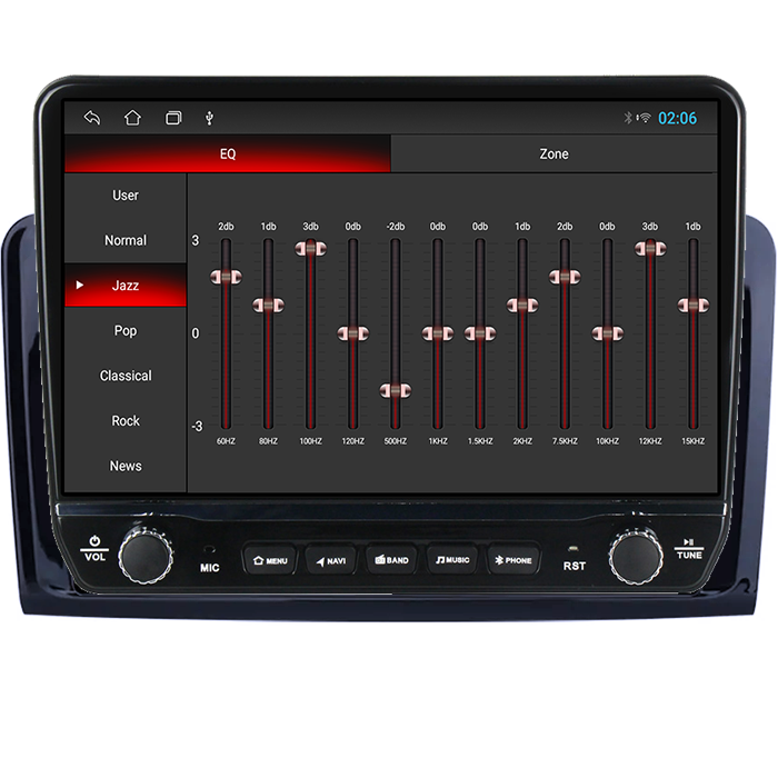 Navigatie dedicata M-Class GL-Class 2005-2009 Tesla cu butoane rotative model 2024, 4GB RAM 64GB ROM, Procesor Quadcore, Android 14, Display QLED 10", DSP, Carplay&Android Auto [2]