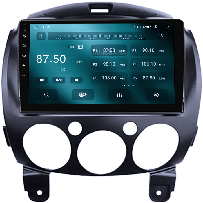 Navigatie dedicata Mazda 2 2007-2014, 8GB RAM 128GB ROM, Octacore, Platforma 7862,Android 13, Display QLED 9”, Suporta camera 360º, DSP, Carplay&Android Auto, SIM 4G, Ventilator Activ [4]