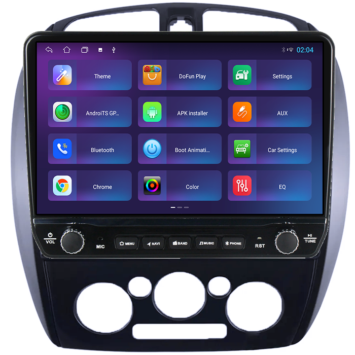 Navigatie dedicata Mazda 323 Tesla cu butoane rotative model 2024, 4GB RAM 64GB ROM, Procesor Quadcore, Android 14, Display QLED 10", DSP, Carplay&Android Auto [4]